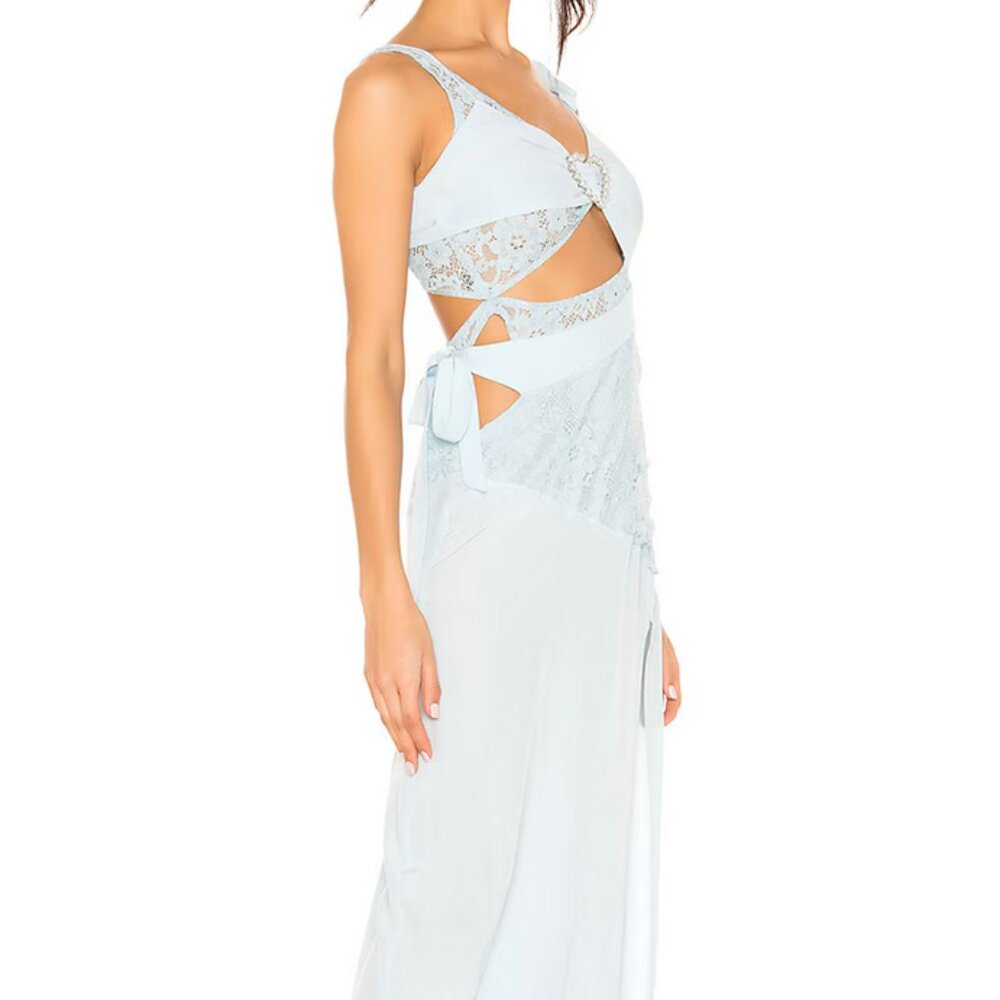 For Love & Lemons Antoinette Maxi Dress NWT - Picture 2 of 9